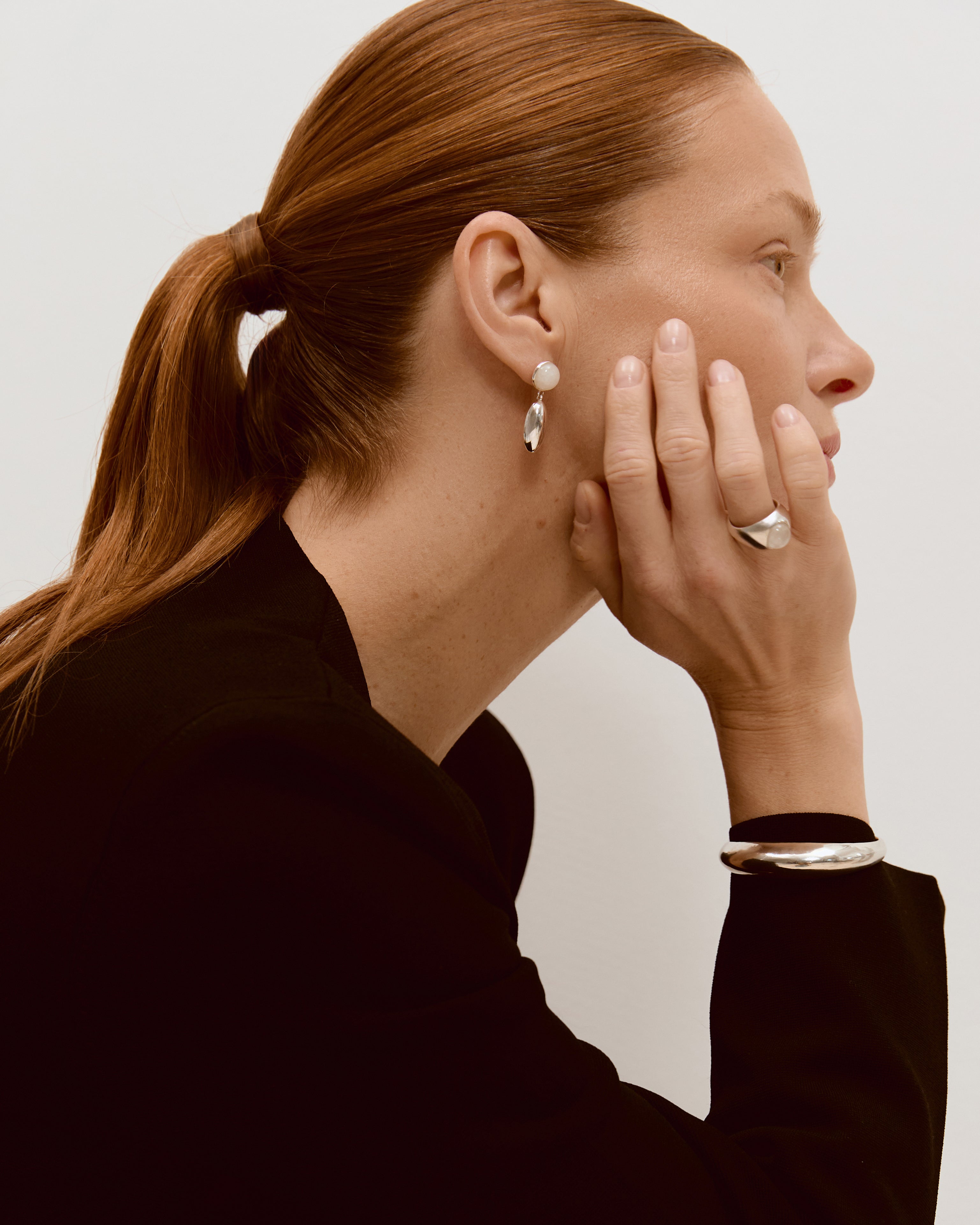 Kolczyki Agnes Kryształ Górski