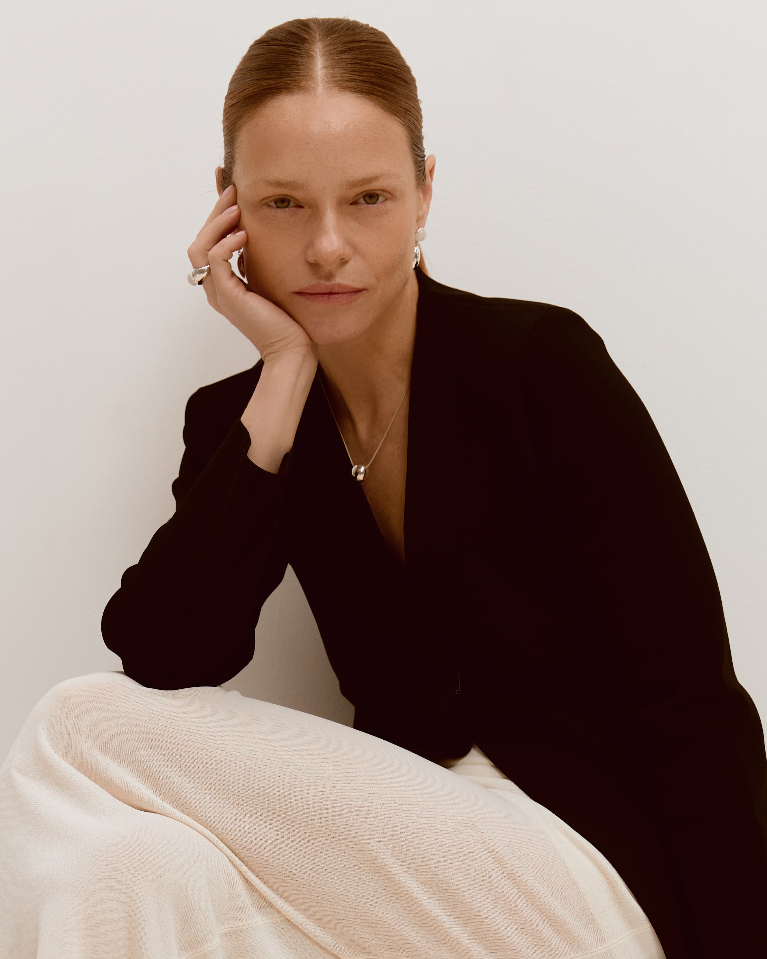 Kolczyki Agnes Kryształ Górski