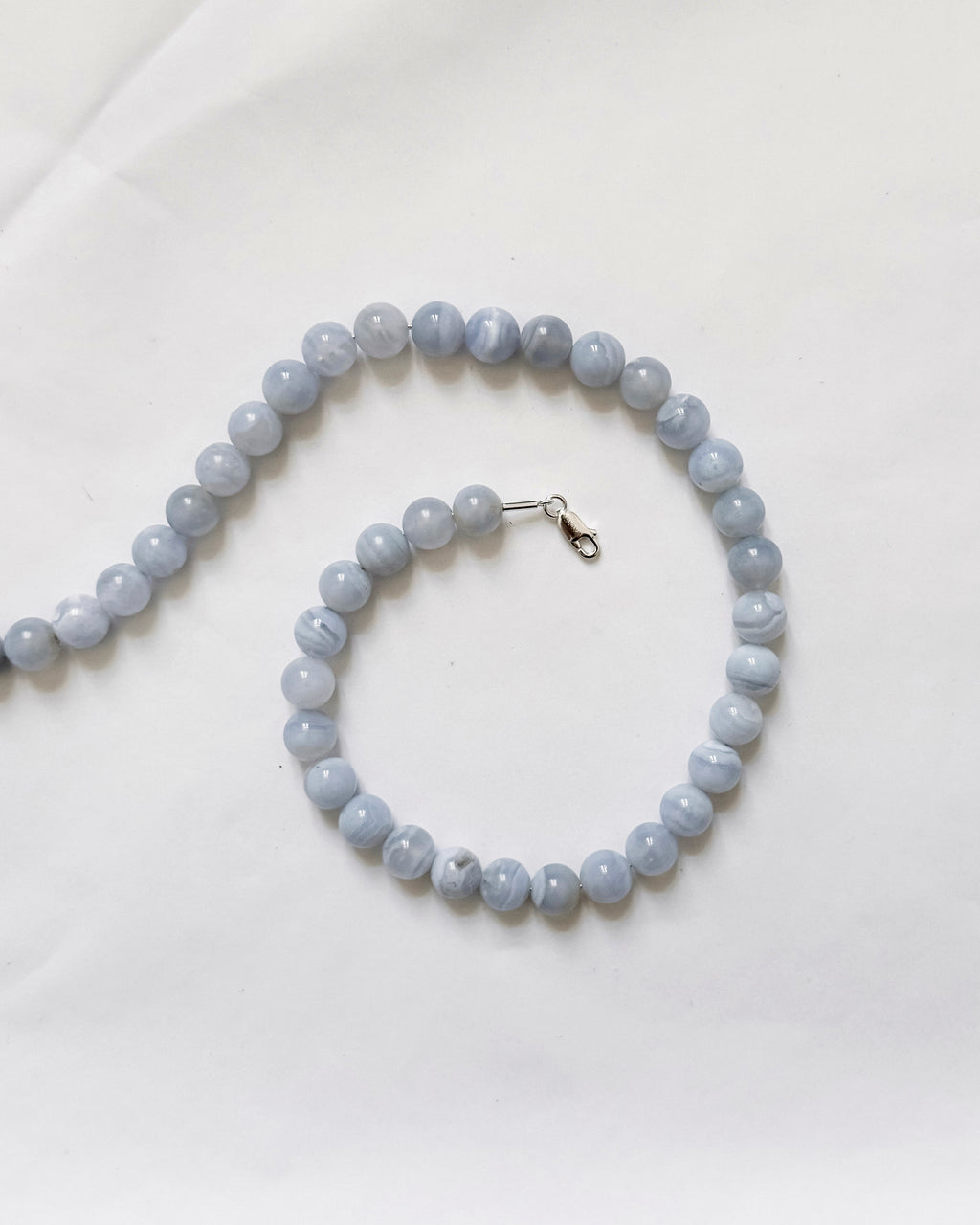 Boule Chalcedony Necklace