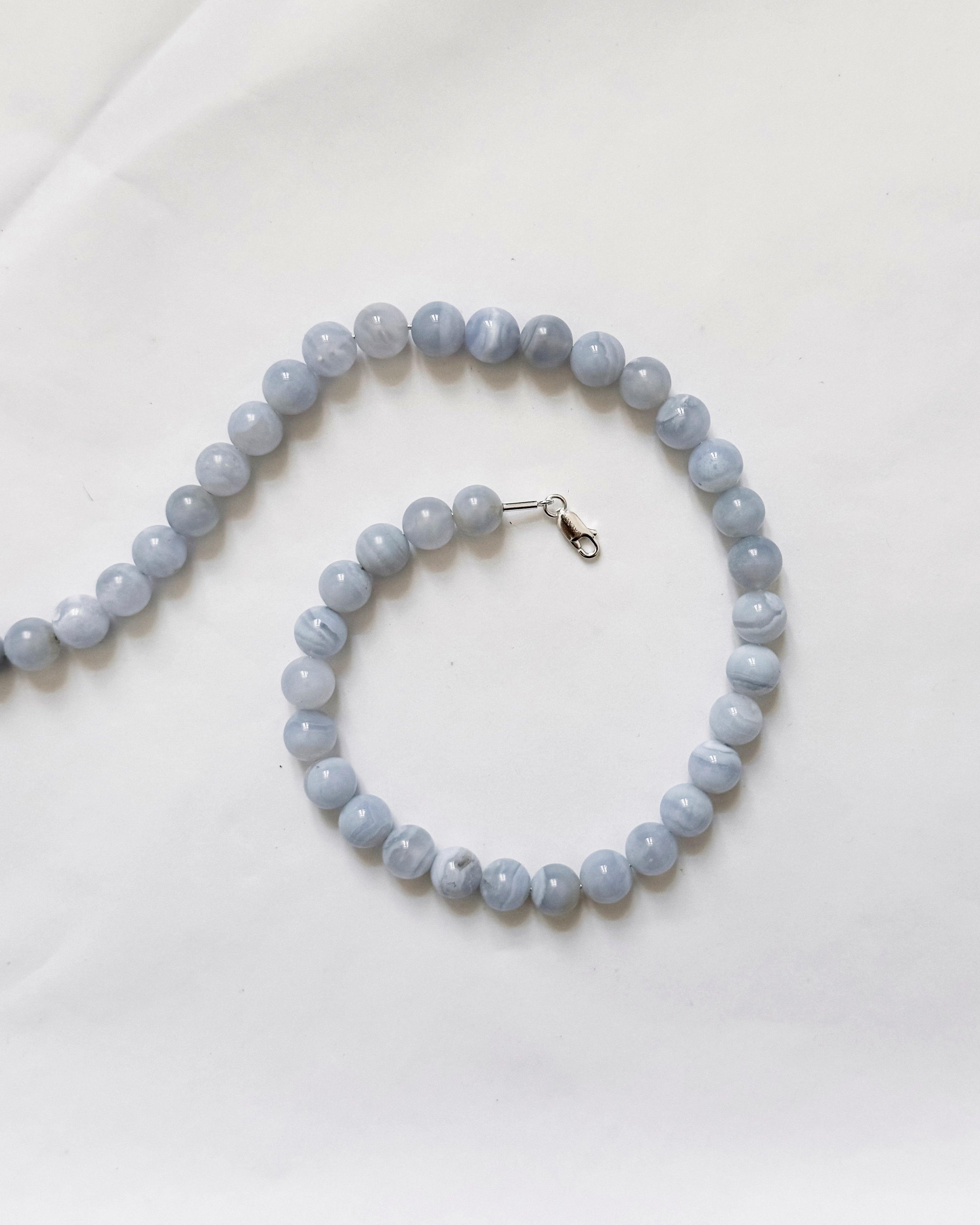 Boule Chalcedony Necklace
